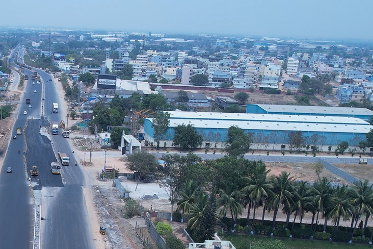 Outer Ring Road near Ameya Hills Toopran
